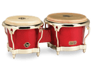 LP Percussion LP Galaxy Fiberglass Fausto CuevesIII Bongos 7 1/4" & 8 5/8" Arena Red Sparkle Finish Gold Hardware LP794V-ARG Buy on Feesheh