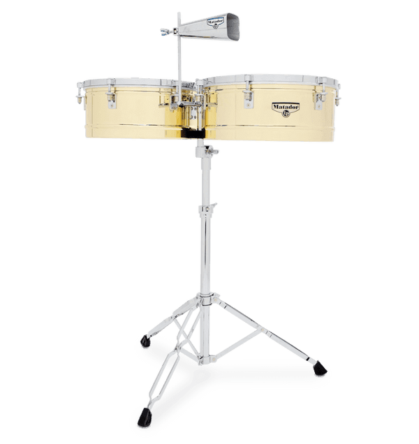 LP Percussion LP Matador 14 - 15" Timbales Brass Shell With Bell & Stand M257B Buy on Feesheh