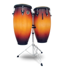 LP Percussion LP Matador Custom 11" & 11 3/4" Conga Set Vintage Sunburst Finish with Double Stand & Black Hardware M846S-VSB Buy on Feesheh