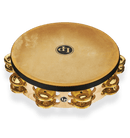LP Percussion LP Pro 10" Double Row Headed Tambourine Brass with Bag LP384-BR Buy on Feesheh