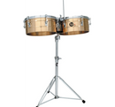 LP Percussion LP Tito Puente 14 - 15" Timbales Bronze Shell With Stand LP257-BZ Buy on Feesheh