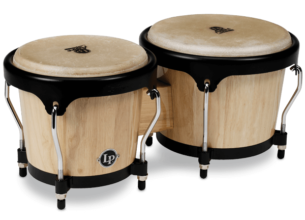 LP Percussion Natural Finish LP Aspire 6 3/8 - 8" Bongo OAK Black Hardware LPA601-AW Buy on Feesheh