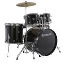 Ludwig Black Finish Ludwig Accent 5-piece Complete Drum Set with 22 inch Bass Drum and Wuhan Cymbals LC19511 Buy on Feesheh