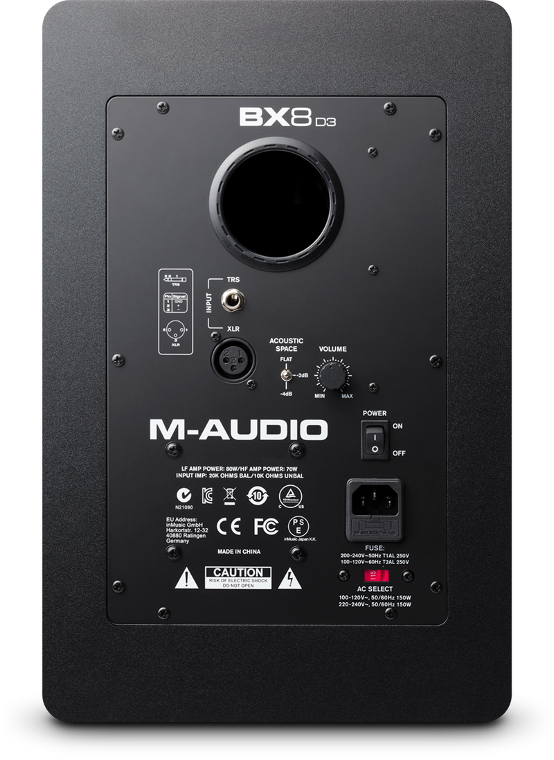 M-Audio M-Audio BX8D3XEU - 8  Active Studio Monitor Single BX8D3XEU Buy on Feesheh