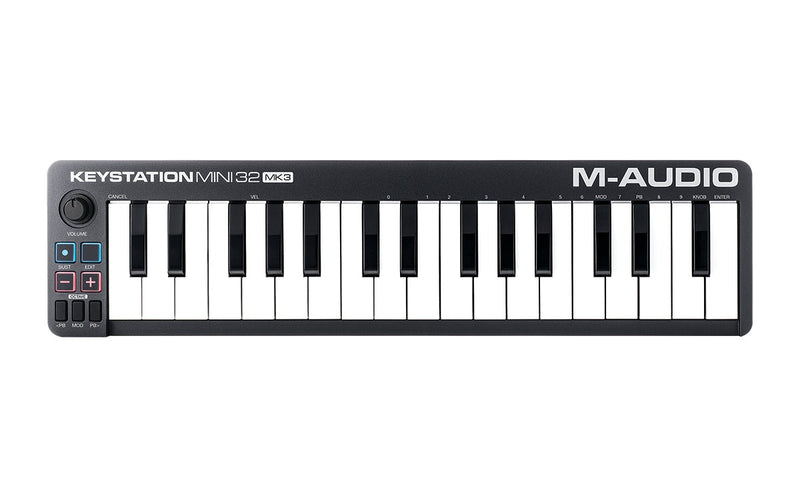 M-Audio M-Audio Keystation Mini 32 MK3 Ultra Portable Mini USB MIDI Keyboard Controller KEYSTATIONMINI32MK3 Buy on Feesheh