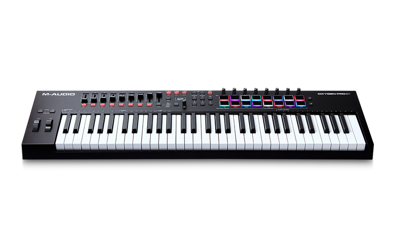 M-Audio MIDI Controllers M-Audio Oxygen Pro 61 – 61 Key USB MIDI Keyboard Controller With Beat Pads Oxygen Pro 61 Buy on Feesheh