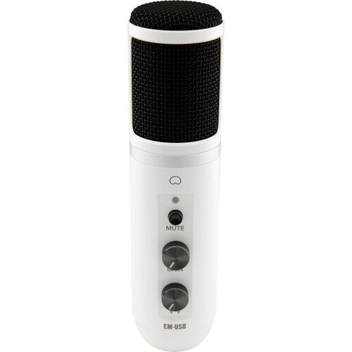 Mackie Microphones EM-USB USB Condenser Microphone - White - LIMITED EDITION EM-USB-LTD-WHT Buy on Feesheh