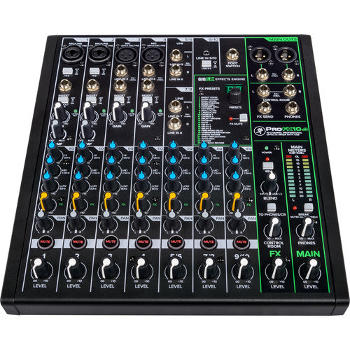 Mackie Mixers Mackie 10 Channel Professional Effects Mixer with USB ProFX10v3 Buy on Feesheh