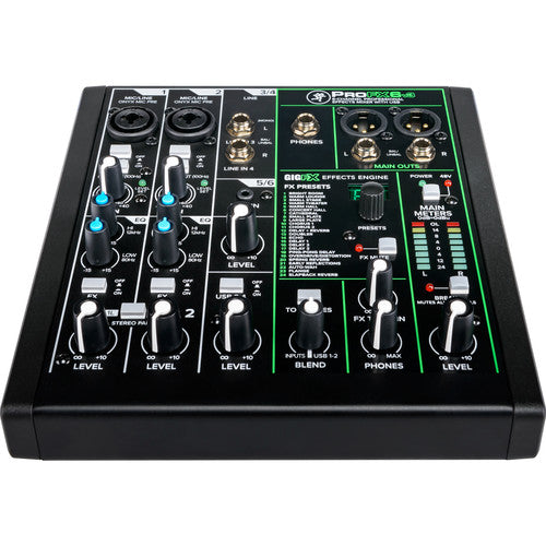 Mackie Mixers Mackie 6 Channel Professional Effects Mixer with USB ProFX6v3 Buy on Feesheh