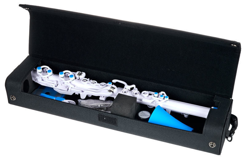 Nuvo Woodwind Instruments Nuvo ClarinÃ©o (White/Blue) N120CLBL Buy on Feesheh