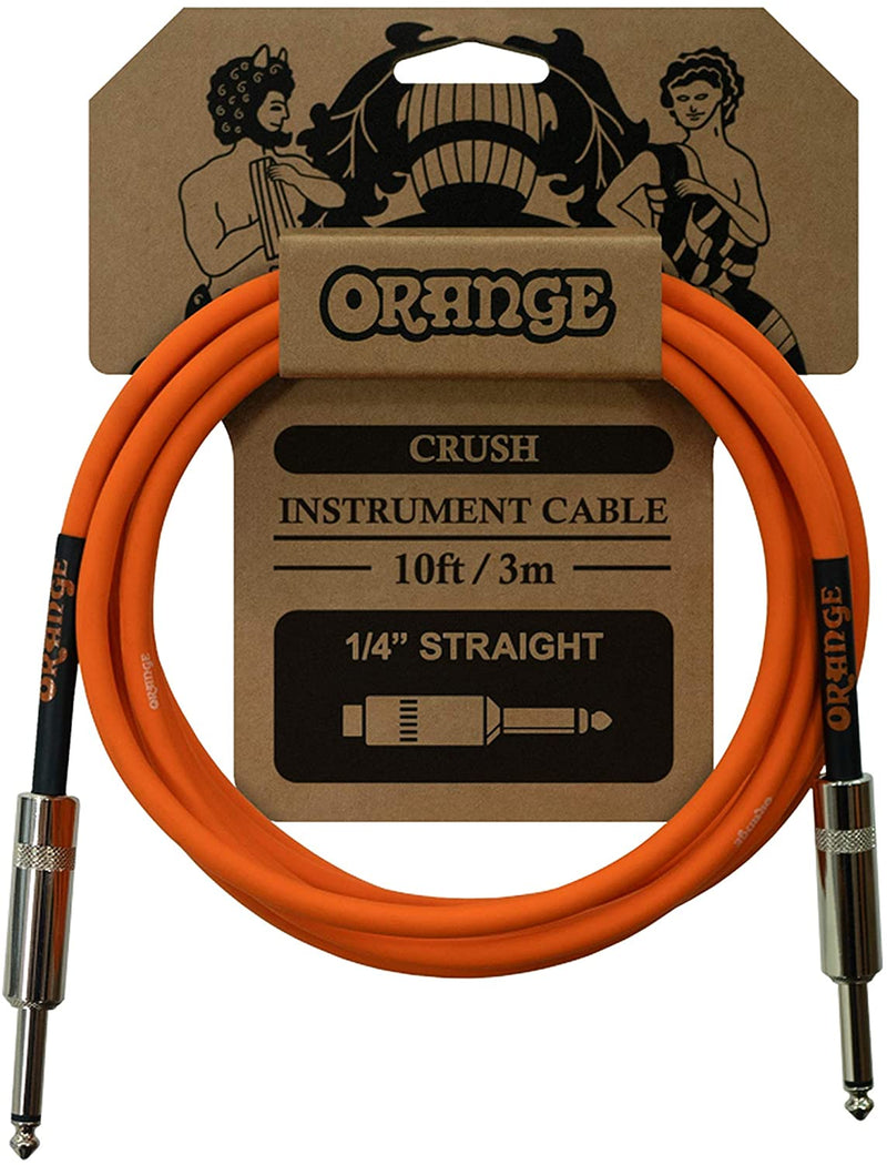 Orange Music Cables and Adapters Orange Music Crush 10 Metre Instrument Cable Straight to Straight CA034 Buy on Feesheh