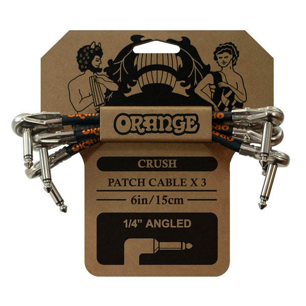 Orange Music Cables and Adapters Orange Music Crush 6" Patch Cable - 3 Pack CA038 Buy on Feesheh