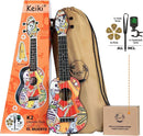 Ortega Acoustic Guitar Ortega Keiki K2 Designer Soprano Ukulele El Muerto Finish Includes Drawstrig Bag, Tuner, Hook Strap & 5 Picks K2-EM Buy on Feesheh