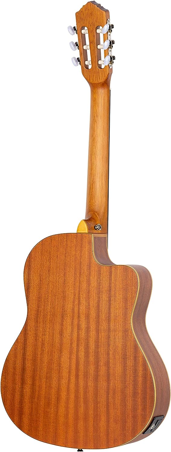 Ortega Acoustic Guitar Ortega RCE125 Family Series Classic Guitar With Equalizer Satin Natural Finish Included Gig Bag RCE125SN Buy on Feesheh