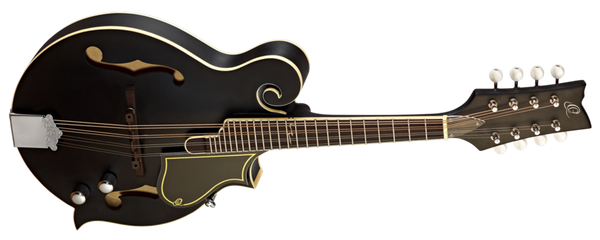 Ortega Ortega Mandolin F Style 40 Series Piezo Pickup Satin Black Finish RMFE40SBK Buy on Feesheh