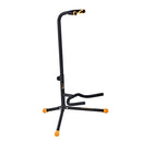 Ortega Stands and Holders Ortega Lightweight Metal Guitar Stand Black Color Covered with Soft Orange Neoprene Rubber OGS-1BK Buy on Feesheh