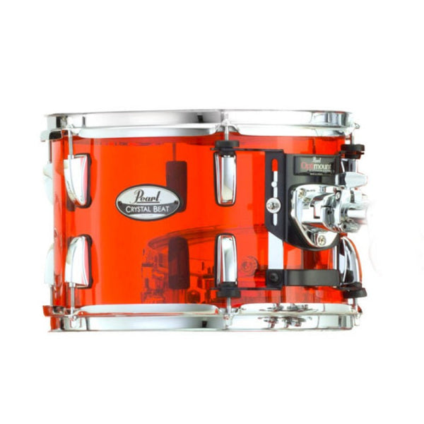 PEARL - CRB1208T/C #731 Crystal Beat 12 X 8" Tom W/Opti Mount Ruby Red Finish
