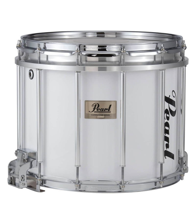 Pearl Snare Drums Pearl 14" x 12" Competitor Marching Snare Drum Pure  White Finish CMS1412/C