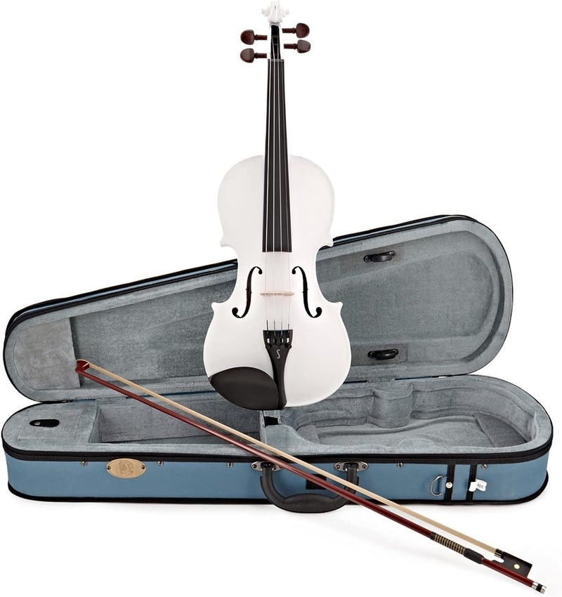 Stentor White Stentor Harlequin Violin Outfit 1/2 Size 1401AWH Buy on Feesheh