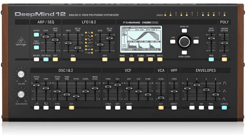 Behringer Synthesizer Behringer DeepMind 12D 12-voice Analog Desktop Synthesizer Deepmind12D Buy on Feesheh