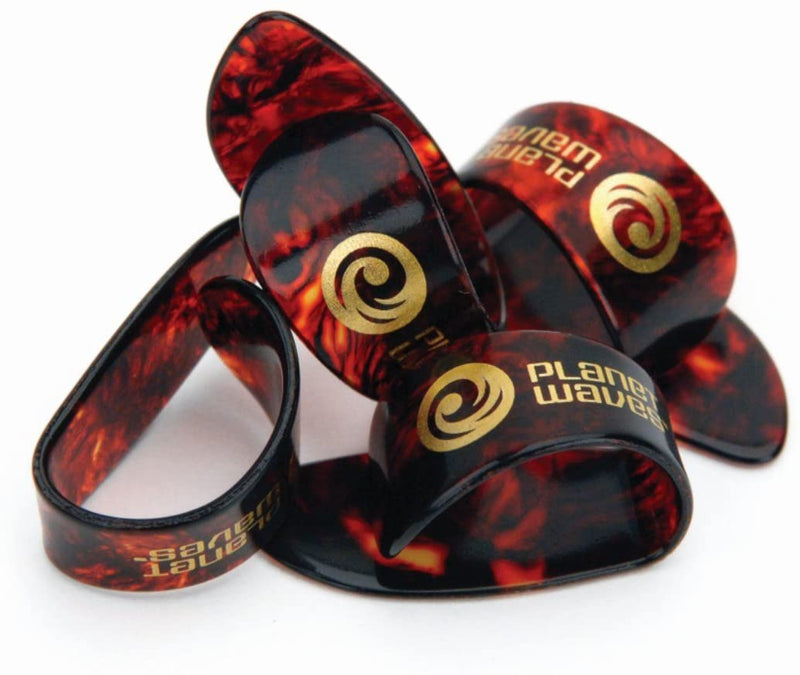 D'Addario Guitar Accessories Planet Waves 5CSH4-5 Shell Celluloid Medium Thumb Picks 5CSH4-5 Buy on Feesheh