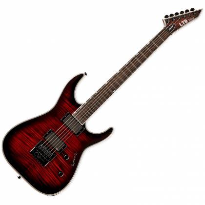 ESP ESP LTD MH-1000 EverTune Guitar, Flamed Maple Dark Brown Sunburst Finish LMH1000ETFMDBSB Buy on Feesheh