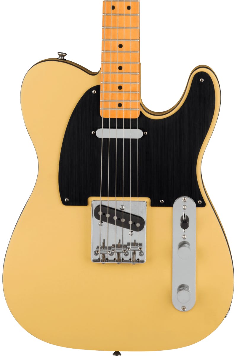 Fender Squier 40th Anniversary Telecaster Electric Guitar, Vintage Edition - Satin Vintage Blonde with Maple Fingerboard 0379501507 Buy on Feesheh