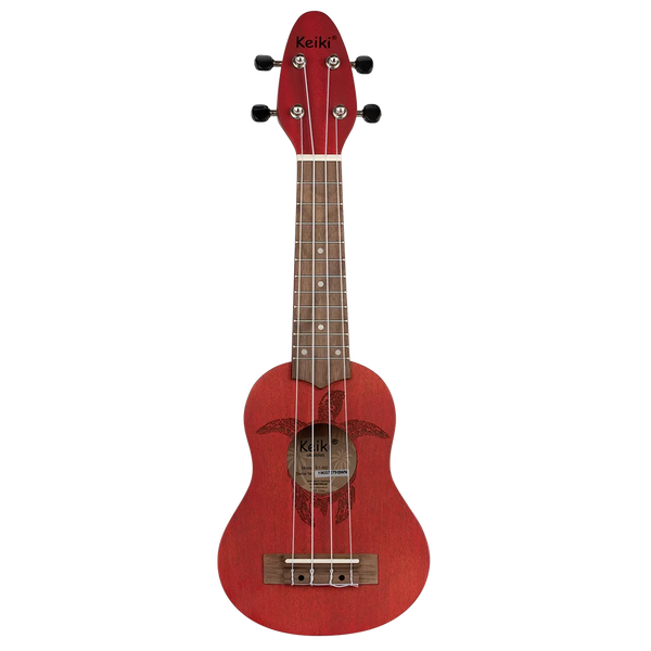 Ortega Classical Guitars Ortega Keiki Ukuleles Sopranino, Satin Red Finish - K1-RD K1-RD Buy on Feesheh
