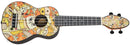 Ortega Ortega Keiki® K2 Designer Soprano Ukulele Voodoo Puppet Design Includes Drawstring Bag, Tuner, Hook Strap & 5 Picks K2-VP Buy on Feesheh