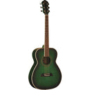 OS & Washburn Oscar Schmidt Folk Style Acoustic Guitar, Select Spruce Top, Trans Green, OF2TGR OF2TGR Buy on Feesheh