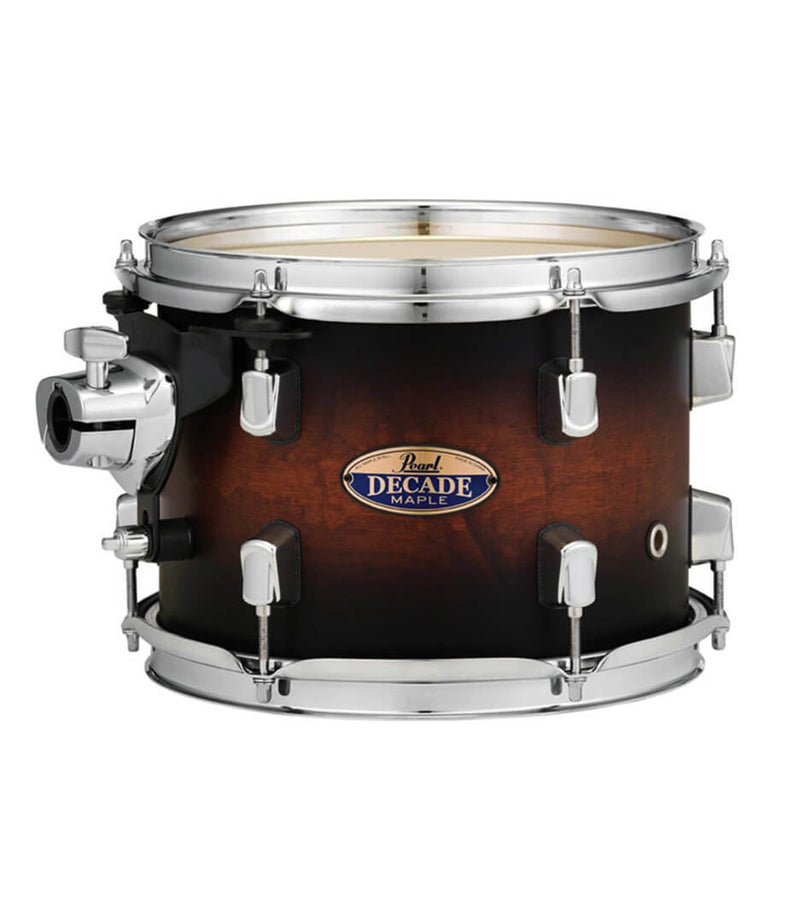 Pearl Acoustic Drums Pearl Decade 13" x 9" Tom Tom with OPL Satin Brown Burst Finish DMP1309T/C