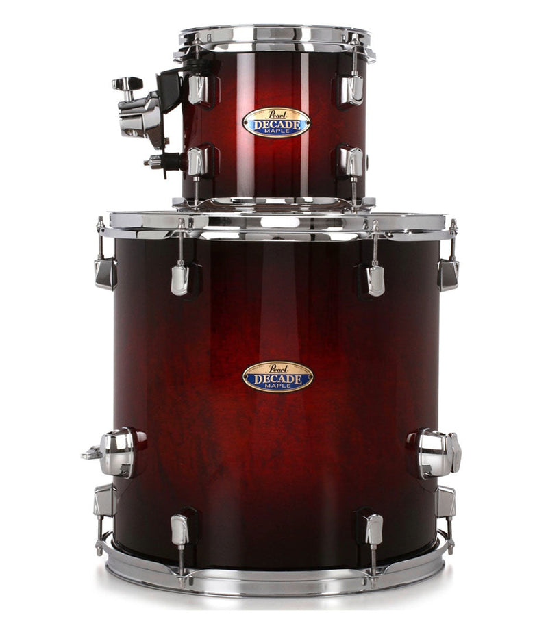 Pearl Acoustic Drums Pearl DMP814P/C261 Decade Maple 8x7 / 14x14" 2 piece Shell Pack - Gloss Deep Red Burst DMP814P/C261 Buy on Feesheh
