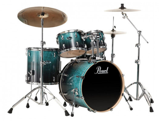 Pearl Acoustic Drums Pearl DrumSet 5Pcs Export Artisan II EXA Shell Pack-Emerald Fade Eucalyptus EXA725SP/C #485 Buy on Feesheh