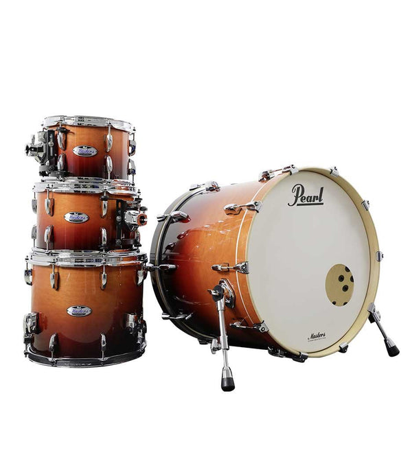 PEARL - Masters Maple Complete Fusion 4pc Shell Pack Without SD - Chestnut Fade Finish