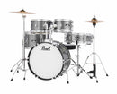 Pearl Acoustic Drums Pearl Roadshow Junior 5-PCS Drum Set With Hardware And Cymbals Grindstone Sparkle Finish RSJ465C/C