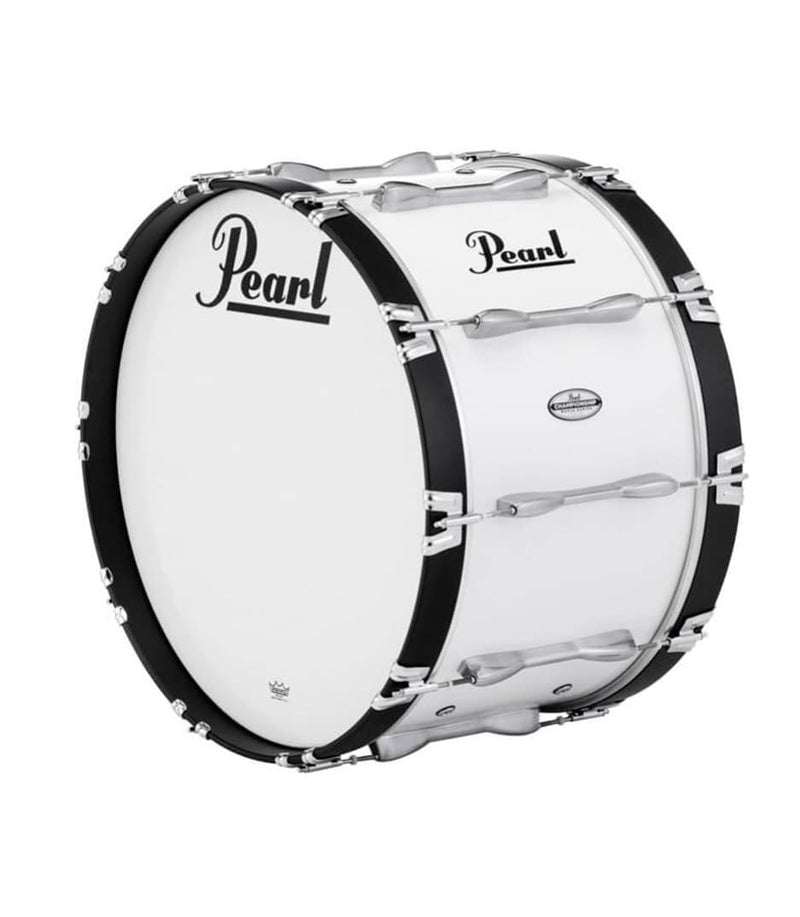 Pearl Bass Drums Pearl PBDM2414/A-33 24x14inch Championship Maple Marching Bass Drum, Pure White 633816541452 Buy on Feesheh