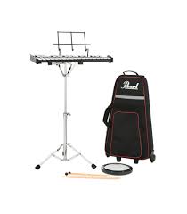 Pearl Pearl Educational 2.5 Octave Bell Kit with 8" Pad & Wheeled Rolling Nylon Case PK-910C Buy on Feesheh