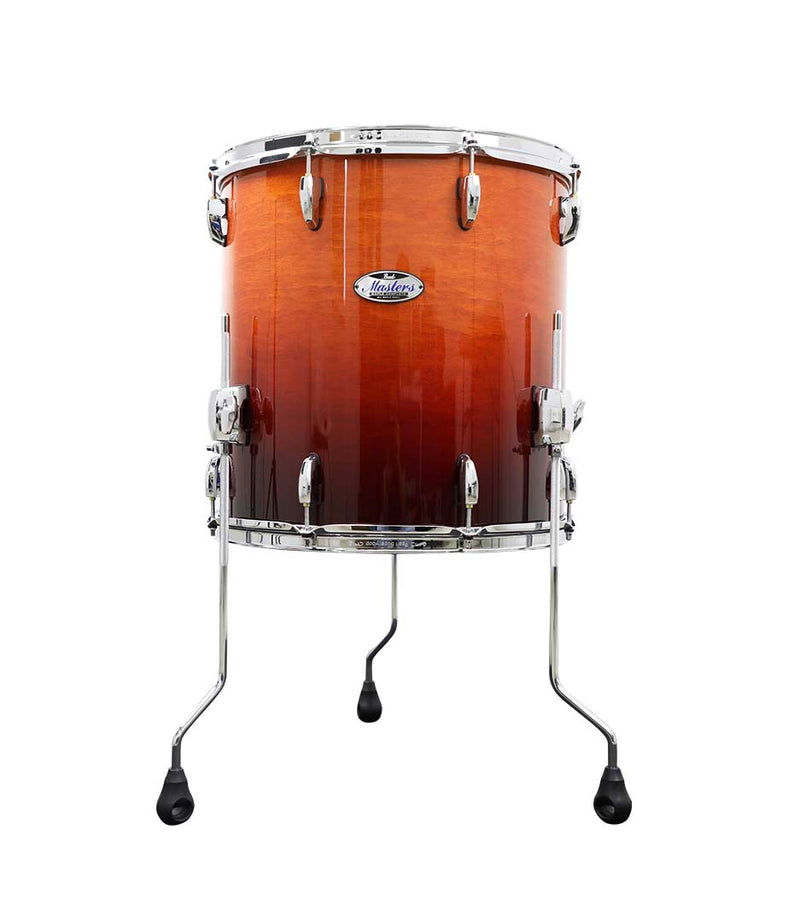 Pearl Pearl Master Maple Complete 16" x 16" Floor Tom, Quilted Chestnut Fade Finish MCT1616F/C
