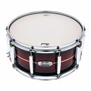 Pearl Pearl Masters Maple Complete 14" x 5.5" Snare Drum, Red Burst Stripe Finish MCT1455S/C