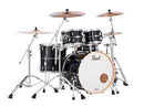 Pearl Pearl Masters Maple Complete MCT924XEDP/C 4-piece Shell Pack - Piano Black with Silver Stripe MCT924XEDP/C