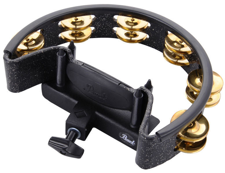 Pearl Percussion Pearl Tambourine (Gold Jingles) w/ Mount Holder PTM-10GH Buy on Feesheh