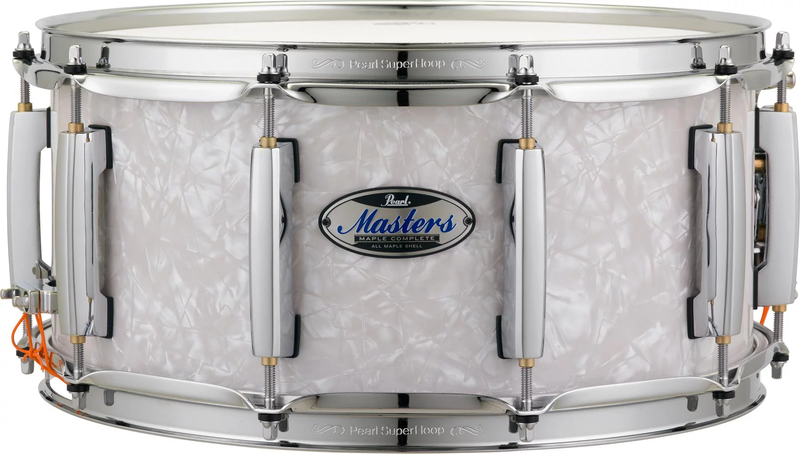 Pearl Snare Drums Pearl Master Maple Gum 14 X 6.5" Snare Drum Matte White Marine Finish 633816741678 Buy on Feesheh