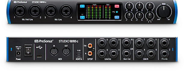 PreSonus Audio Interface PreSonus Studio 1810c USB-C Audio Interface 673454008023 Buy on Feesheh