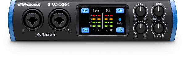 PreSonus Studio 26C - The Portable Audio Interface