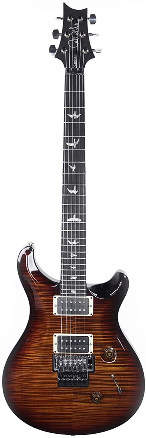 PRS Electric Guitar PRS Core Custom 24 "Floyd" Figured Maple 10 Top Electric Guitar Black Gold Wrap Burst, PRS Hard Case Included CFM4FTMTE6F_CC_NX-XV Buy on Feesheh