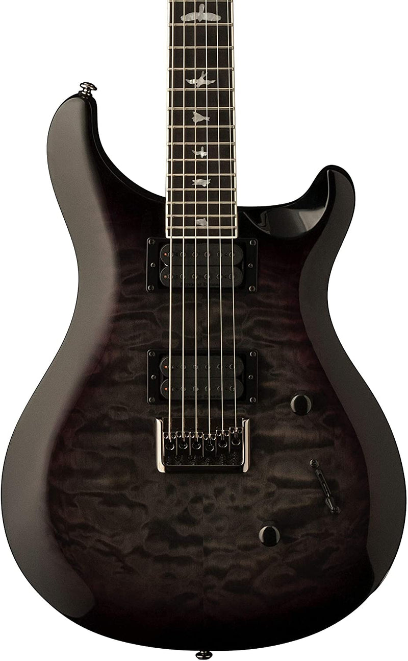 PRS Electric Guitar PRS SE 277 Semi-Hollow Baritone Guitar With Soapbar Pickups, Grey Black Finish, PRS SE Gig Bag Included. 277SHGBSB Buy on Feesheh