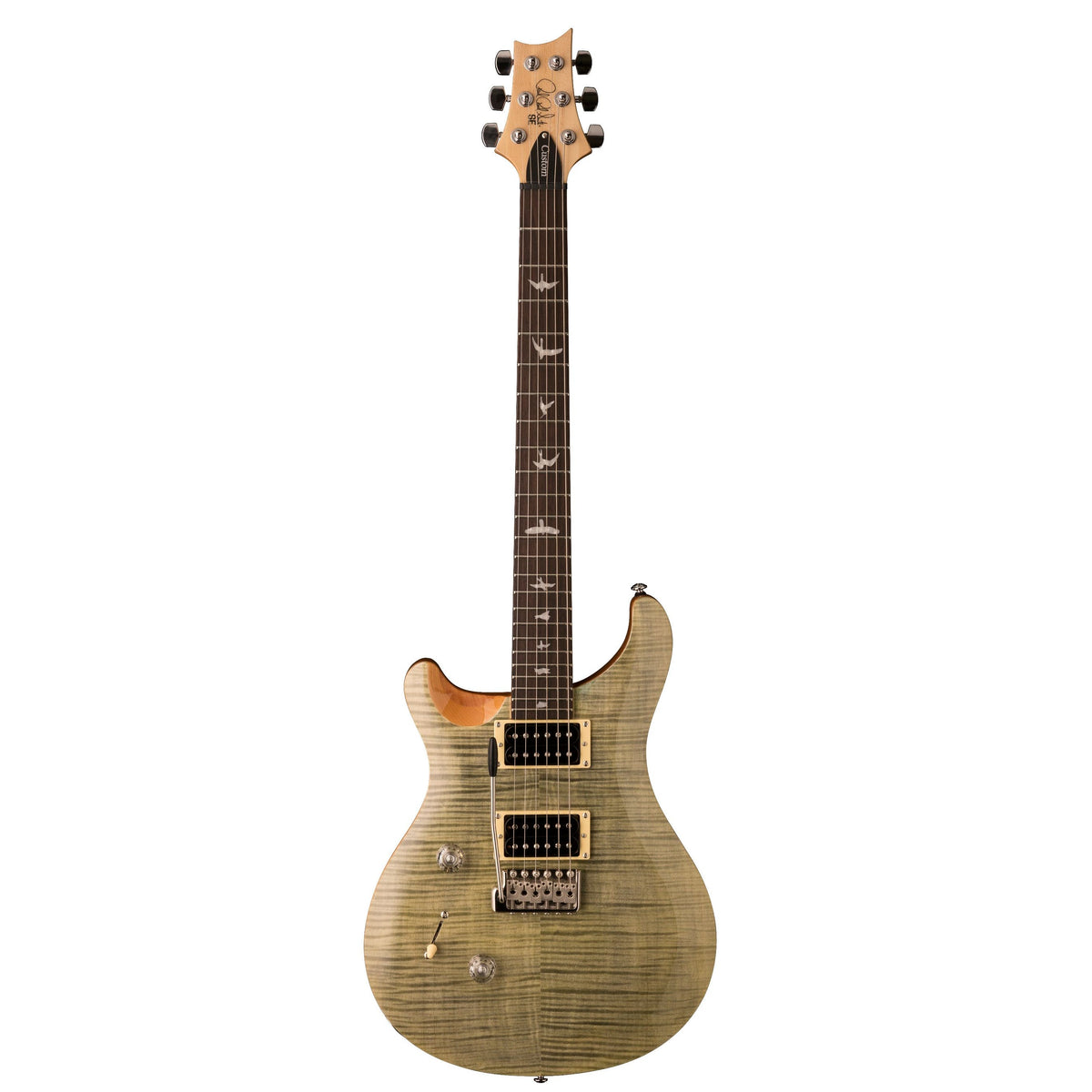 PRS SE Custom 24 Left handed Guitar in Trampas Green finish PRS SE Gi