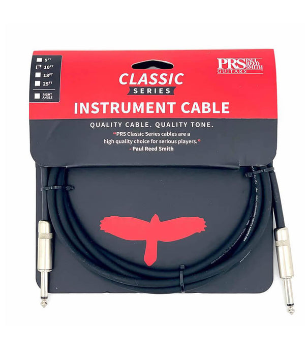 PRS PRS Classic Straight to Straight Instrument Cable - 10 foot Long/3 Meter 100128:003:003:001 Buy on Feesheh