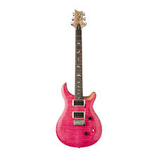 PRS PRS SE Custom 24 Guitar Bonnie Pink Finish, PRS SE Gig Bag Included CU44BQ Buy on Feesheh