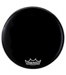Remo Remo Bass Emperor  , Black Suede, 18" Diameter, MP ES-1818-MP- Buy on Feesheh